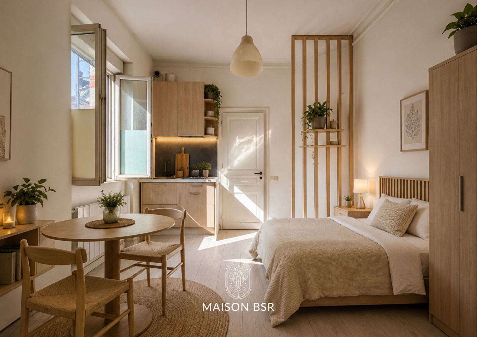 Grand studio lumineux de 21,70 m2 – Quartier Toutes Aides
